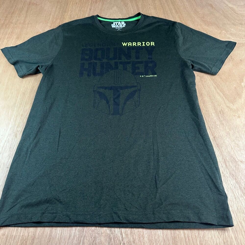 Star Wars Boba Fett Bounty Hunter T-Shirt Olive Green Men’s L Tall